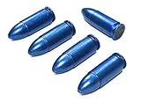 Steelworx 9mm Stainless Steel Snap Caps / Dry Fire Training Rounds (5x BLUE)