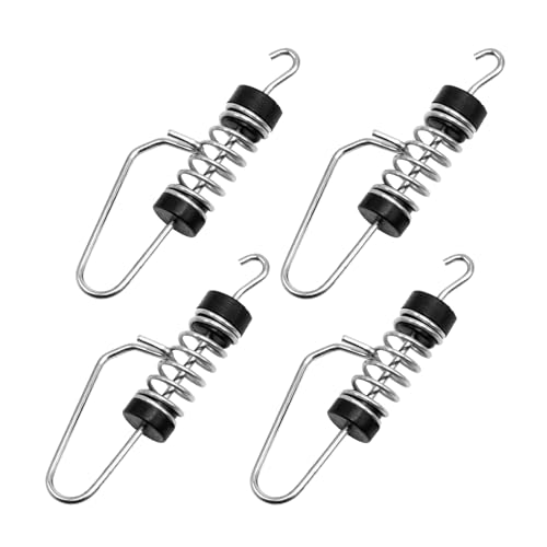 LIDSCURA Fishing Flag Clips Boat Flag Stainless Steel Marine Boat Flag Clips for Halyards Outrigger Lines Antennas Stern Lights Flagpole Rope
