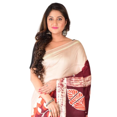 3stones pure silk saree in pure silk – image 6