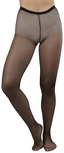 Image of ToBeInStyle Women's Sexy Vibrant Fine Classic Fishnet Full Footed Pantyhose