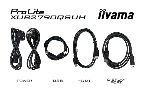 iiyama Prolite XUB2790QSUH B1 27" LED IPS QHD 100Hz USB C Webcam - vue 8