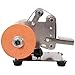 Mini Electric Belt-Sander Knife-Sharpener Sanding Machine 96W, Small Bench Grinder Kit 7 Speed Adjustable Power Polisher DIY Polishing Grinding Tool, Handcraft Jewelry