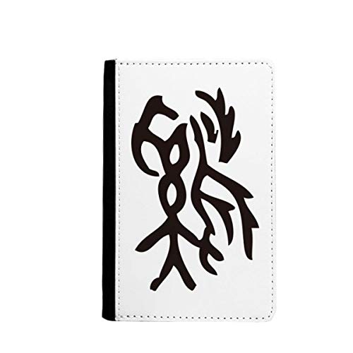 Porte-passeport coq Bones zodiaque chinois protège-carte de crédit voyage homme femme