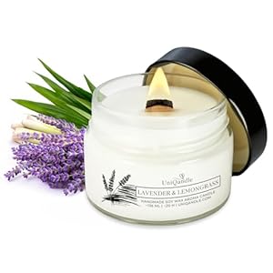 UniQandle Duftkerze Lavender & Lemongrass im Glas
