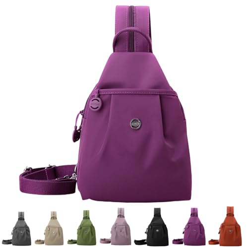 Vovtva Street Lite Chic Versatile Travel Bag, Vovtva 2025 Backpack Chest Bag Double Zipper Large Capacity, Waterproof