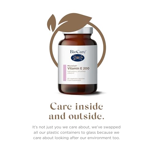 BioCare MicroCell Vitamin E 200iu - Protection of Cells from Oxidative Stress - Vegan Friendly - 60 Capsules - Image 6