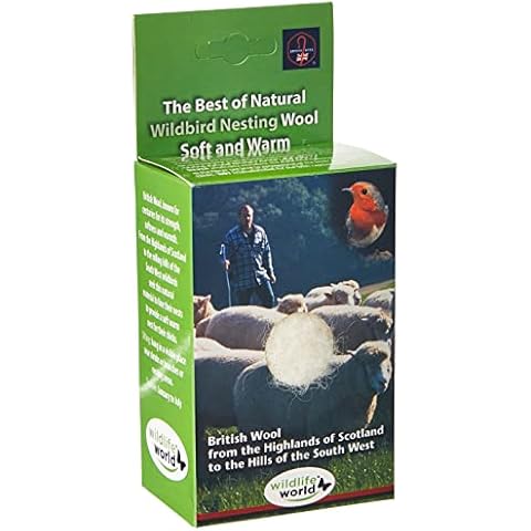 Wildlife World Natural Nesting Wool for Birds Cover