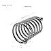 Stainless Steel Long Threaded Stretcher, Men’s Exquisite Fitness Training Exercise Ring -E27US (28mm：A)