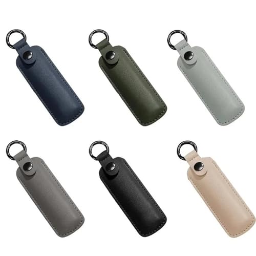 Bolsas de piel sintética para disco en U con llavero y diseño antipérdida en colores surtidos