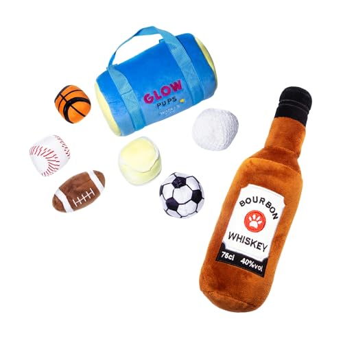 Set de Juguetes Glow Pups para Perros - 7 Piezas