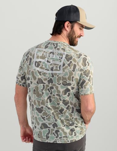 HUK Men's Drift Short Sleeve Lightweight Jersey Crew, Performance Fishing Shirt with UPF Sun Protection4