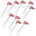 LAJA IMPORTS 10 Pcs in 1 Lot Taylor Tomahawk Reflex Hammer for Neurological Examination Red Color