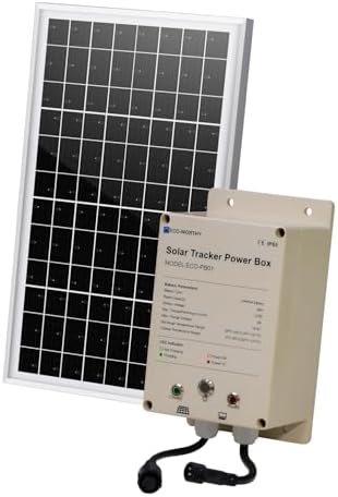 ECO-WORTHY Power Box for Solar Tracker System IP65 Waterproof: 10...