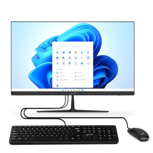Image of Supersonic SC-5624AIO 23.8 inch All-in-One Desktop Computer, AMD Ryzen 5 3501U Quad-Core, FHD 1080p Display, 8GB DDR4 RAM, 256GB SSD, Radeon Vega 8, WiFi, Windows 11 Home, Office 365 PC
