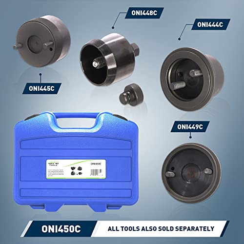 Front & Rear Crankshaft Seal Remover & Installer Tool Kit For Ford Super Duty F-250 350 450 550 6.7L Power Stroke Diesel 2011-2021 & F-650 F-750 2016-2022 Alt To 303-1509 303-1514 303-1510 303-1513 #TOP1