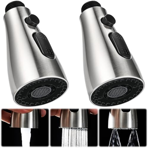 YOUNGSAY 2 Pièces Douchette Evier Cuisine, 3 Modes Douchette Cuisine, G1/2 Résistant aux Éclaboussures Douchette Robinet Cuisine pour la Cuisine et la Salle de Bain