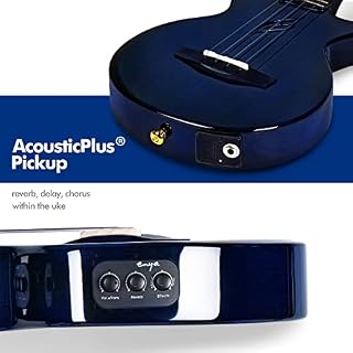 Ukulélé ténor 26 pouces (placage d’acajou 3 pièces usiné CNC) avec micro Acoustic Plus (Enya EUT-Feather BL) - Les Beatles, Paul McCartney, John Lennon, RIngo Starr, George Harrison Ukulélé ténor 26 pouces (placage d'acajou 3 pièces usiné CNC) avec micro Acoustic Plus (Enya EUT-Feather BL) – Image 6