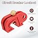 MECCANIXITY 3pcs Circuit Breaker Lockout Industrial Grade Miniature Loto Device Breaker Switch for Electrical Universal Single and Multi Pole Lockout