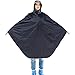 Produktbild CRRQQ Männer und Frauen Fahrrad einzigen Regen Poncho Erwachsene lose große reiten Regenmantel transparent mit Kapuze Student Rainwear dunkelblau (Color : Dark Blue, Size : XXXL)