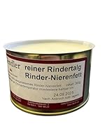 Rinder-Nierenfett/Rindertalg (360g) in der Dose hausgemacht in der fränkischen Handwerksmetzgerei