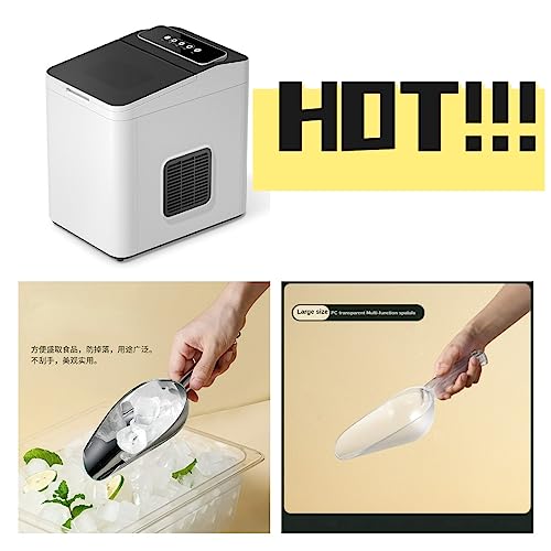 Máquina para hacer hielo comercial portátil 10kg miniatura 6
