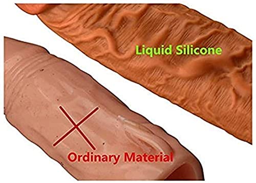 Soft Silicone Stretchy 9 inch Penis Extension Sleeve - Image 4