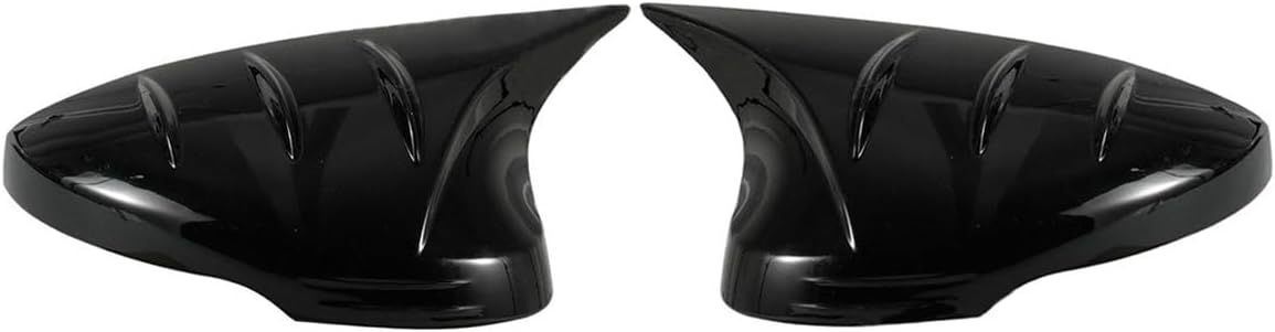 2PCS Rear View Side Mirror Cover Cap Compatible with Honda Civic 2022 2023 Exterior Door Side Mirror Left Driver Right Passenger Cover Gloss Black