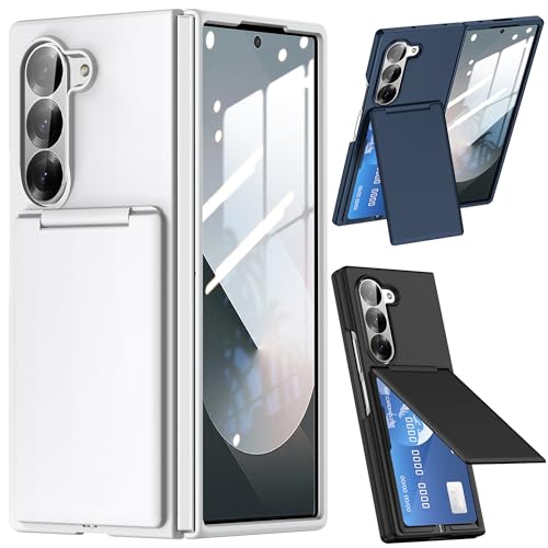 Étui Galaxy Z Fold6 blanc transparent idéal pour le bureau et les sorties