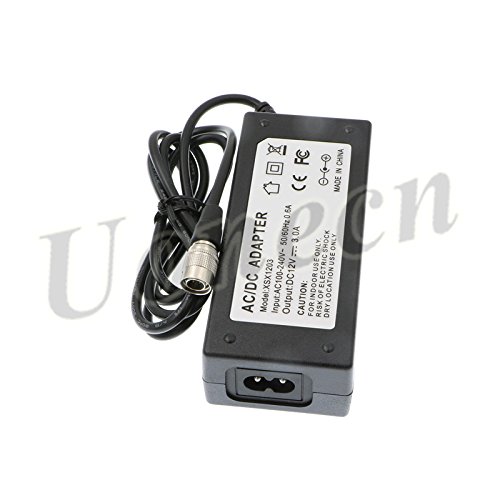 Uonecn AC/DC Sound Devices ZAXCOM PRO DC Power Adapter 12V 3A Hirose 4 pin Male
