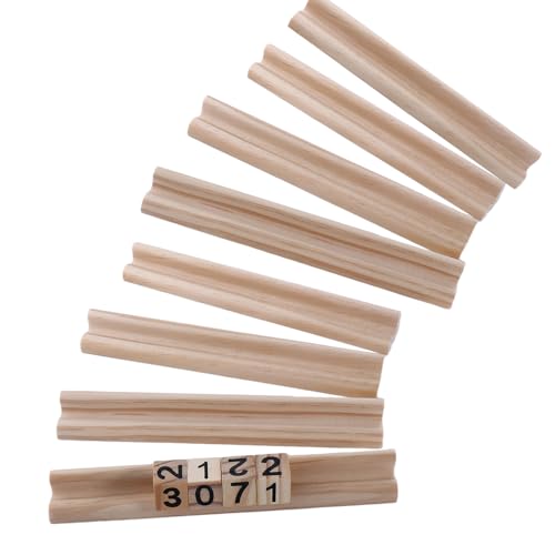 Set 8 Bandejas de Madera para Dominó miniatura 1