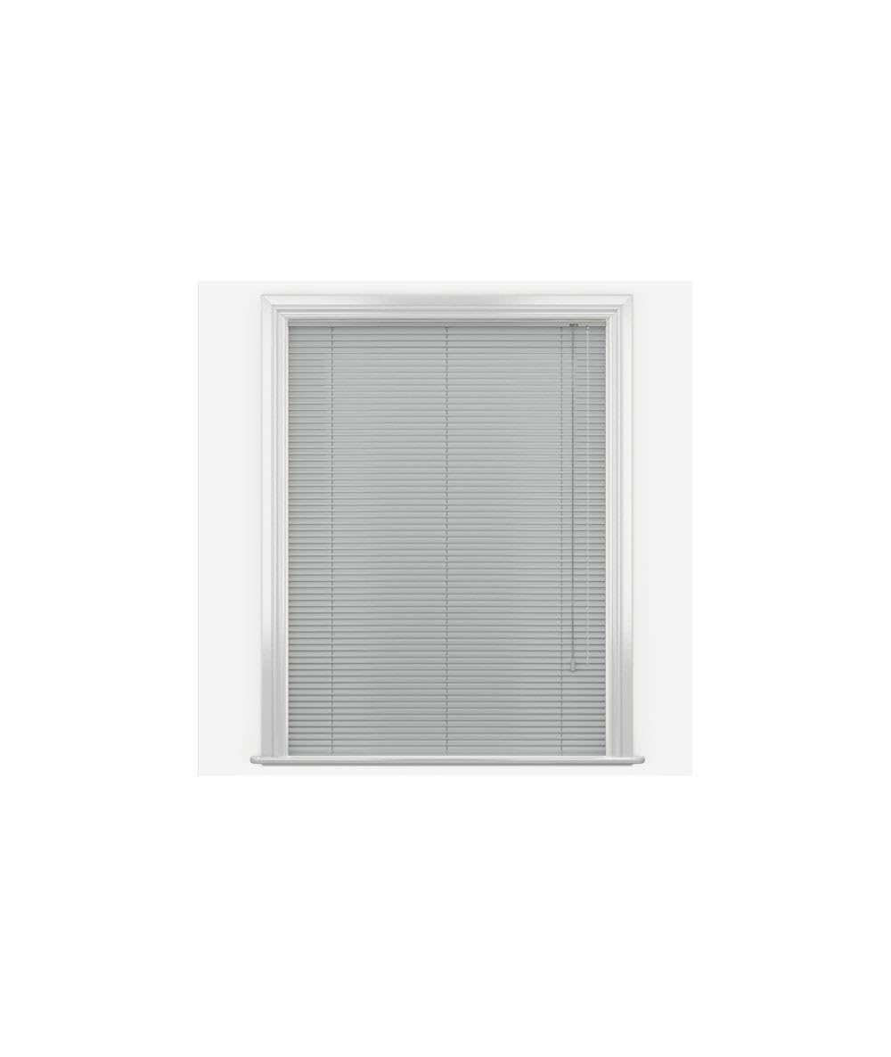 Custom Made to Measure Silver Aluminium Venetian Blinds (25mm slats) 211-250cm width x 180cm drop
