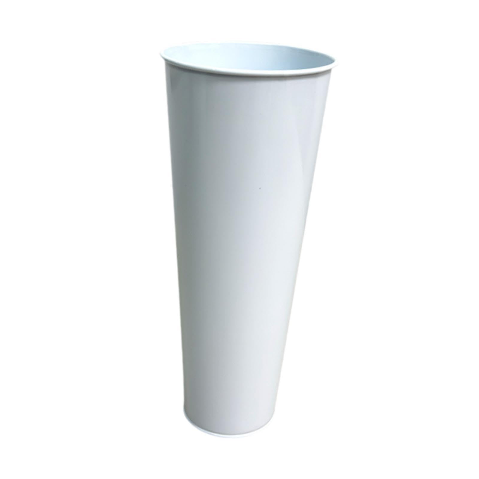 Seau à fleurs galvanisé résistant pour en finir avec les vases fragiles
