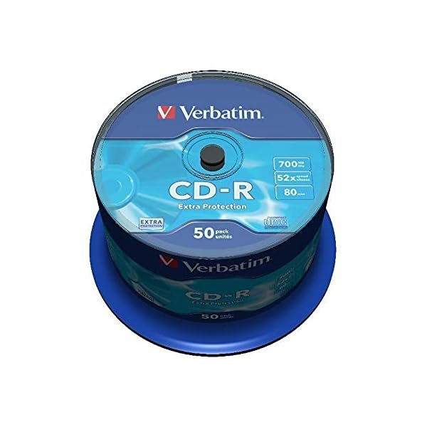 Verbatim Fach CD-R Extra Schutz, 50 Pack Spindel – Bild 6