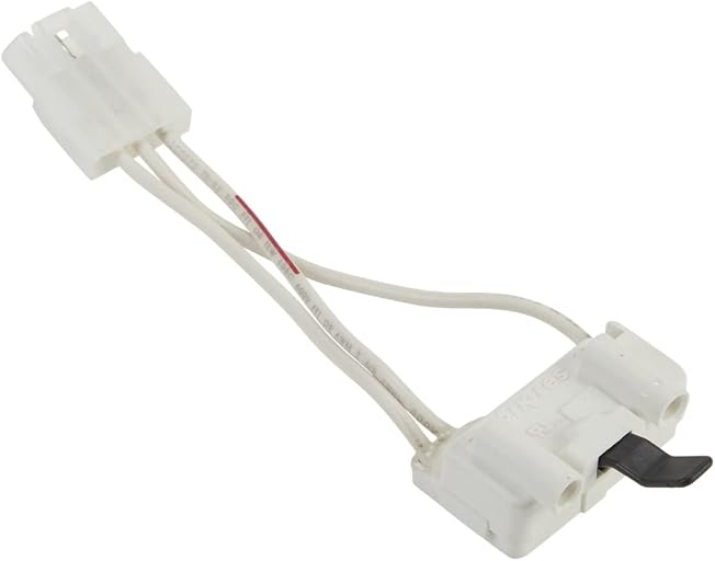 Whirlpool WP3406107 Genuine OEM Dryer Door Switch Assembly Replacement Part - Replaces 3405100, 3405101, 3406100, and more