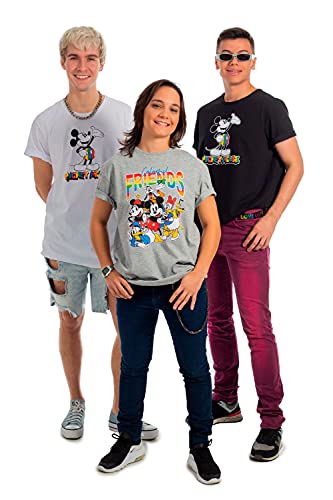 Camiseta Manga Curta Disney Pride, Cativa, Masculino, Preto, GG