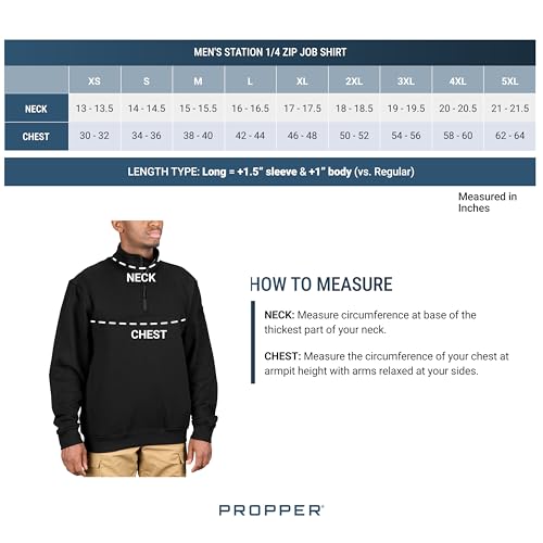 Maillot de survêtement Propper Station pull zippé homme sweat bleu vêtements de travail