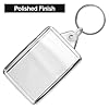 Pixly® Personalised Custom Photo Keyring, Key Ring Fob, Key Chain, Clear, Medium #5