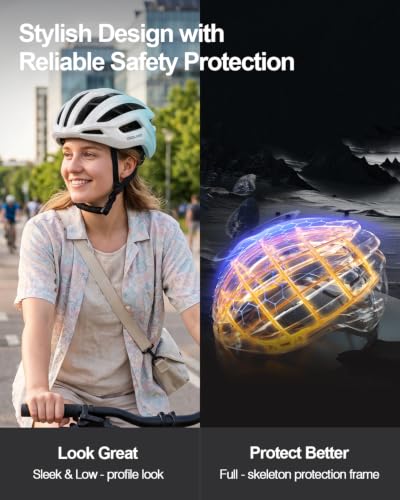 Odoland Adult Bike Helmet for Men & Women, Super Ventilation for Commuting - image 2
