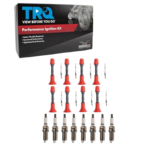 TRQ Ignition Kit Red Compatible with 2003-2008 INFINITI FX45 2003-2010 M45 2002-2006 Q45 2004-2010 QX56 2005-2015 Nissan Armada 2012-2016 NV2500 NV3500 2008-2012 Pathfinder 2004-2015 TITAN