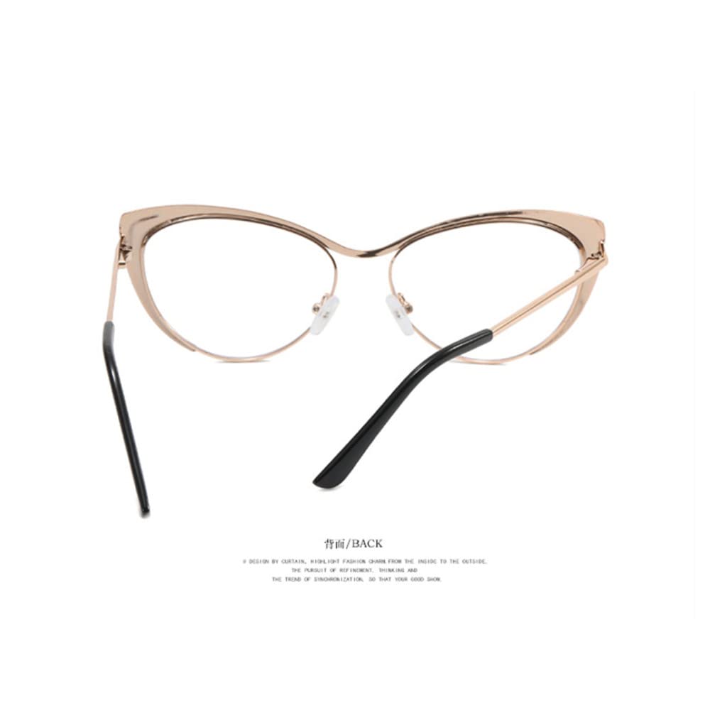 Kocie Oko Metalowa Ramka Okulary dla Kobiet Okulary Famale Okulary