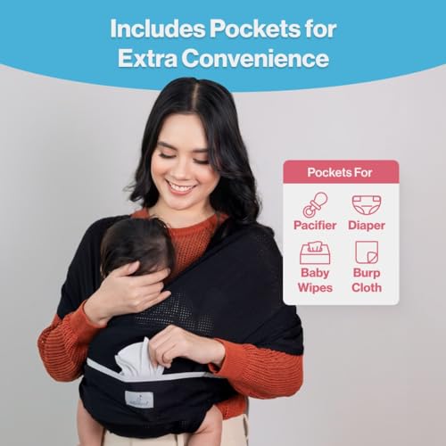 Babbleroo Baby Wraps Carrier - Baby Essentials Baby Sling Carrier thumb #4