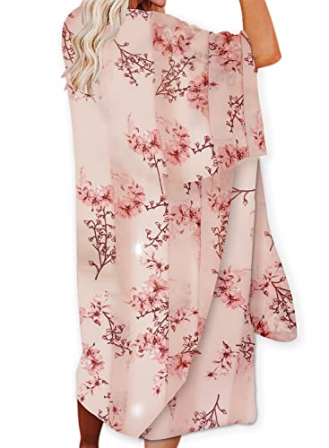 Image of Jayscreate Women's Breezy Summer Boho Kimonos Sheer Beach Cardigan Cover Up