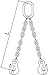 Pewag - 13G120DOG/10 - 10 ft. Painted Alloy Steel Chain Sling with DOG Sling Type