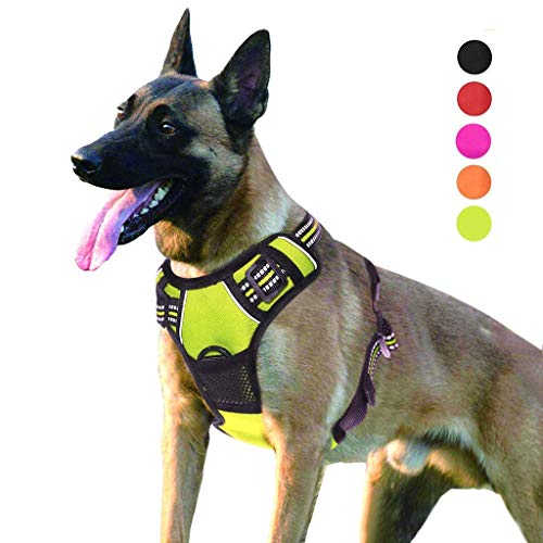 SENYE PET Dog Harness No Pull Escape Proof Adjustable Outdoor Pet Vest Reflective Oxford Material Easy Control Vest Harness for Small Medium Large Dogs