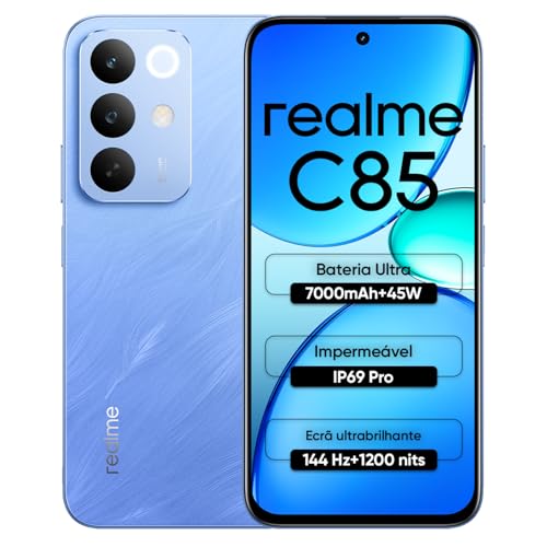 Celular Realme C85, 6GB RAM 128GB ROM Tela de 6.8"
