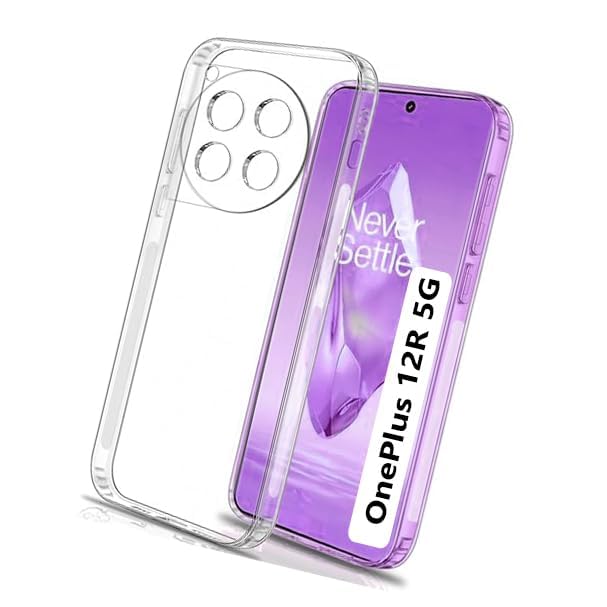 Image of Case Creation New Realme 12 Pro Premium Imported 0.3mm Crystal Clear Totu Silicone Transparent Flexible Soft Corner Protection with TPU Slim Back Case Color Cover for Oppo Realme 12 Pro