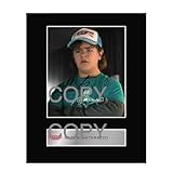 Pre Printed Signature Signed Gaten Matarazzo Mounted Photo Display #1 Printed Autograph Picture 10x8 Inch Mount