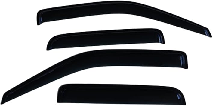 Side Window Vent Visor Compatible with Isuzu D-max Dmax 2007 2008 2009 2010 2011 Sun Rain Deflector Guard Awning Shelter Weathershields