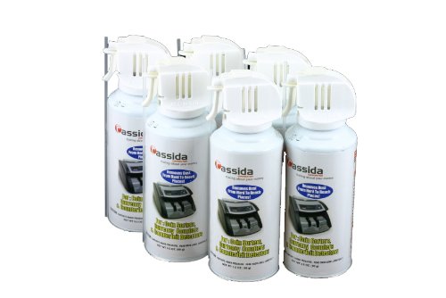 Cassida Air Duster for Currency and Coin Counter (CleanPro Air Duster)(Pack of 6)