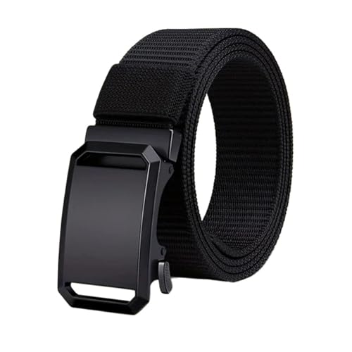 Automatic Buckle Belt Canvas Tactical Workwear Casual Outdoor Military Training Pants Belt For Men